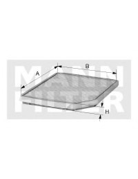 Mann Filter FP 2335 Interior Air Replacement Filter Kit