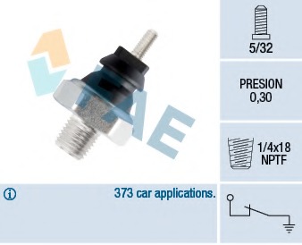 ford escort oil pressure switch