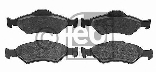 Key Parts KBP1616 Front Brake Pads Ate-Teves