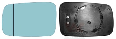 VAN Wezel 0647837 Mirror Glass for Exterior Wing Mirror