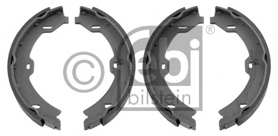 REAL IMAGE OF PART MINTEX REAR PARKING BRAKE SHOES SET MERCEDES BENZ S MFR619