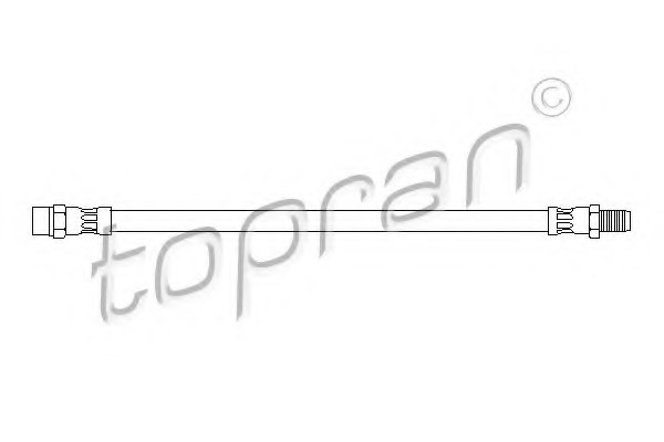 Rear Axle or Front Axle HELLA PAGID 8AH 355 460-091 Brake Hose