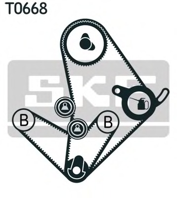 SKF VKMA 95014 Timing belt kit