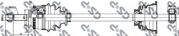 GSP 250004 Drive Shaft