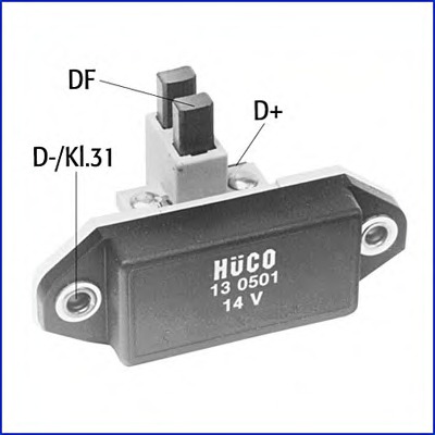 HUCO Alternator Voltage Regulator 14V 701656000000 119130506132 119130506100