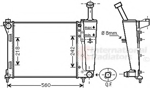 RADIATOR OEM QUALITY LC2099
