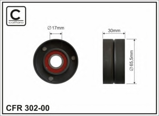 Gates Belt Tensioner Pulley For Mitsubishi Nissan Renault Vauxhall Volvo T38482