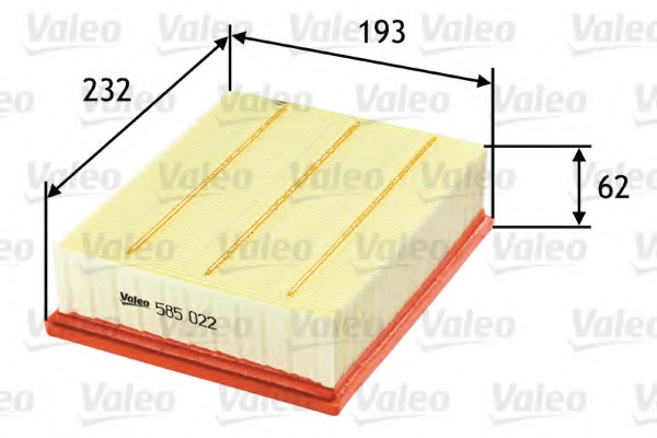 Ufi Filters 30.195.00 Air Filter