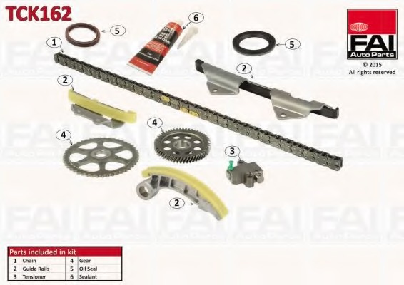 Timing Chain Kit for HONDA FR-V 1.8 R18A1 Petrol FAI