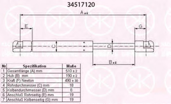 Gas Spring For Mazda 6 Gg Gy 06 02 11 07 Specify The Car Model In Order To Find A Suitable Spare Part Alvadi Ee