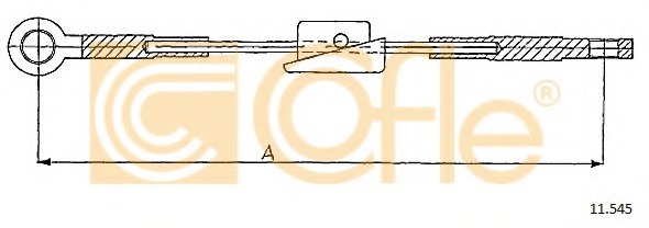 First Line FKB1141 Brake Cable Front