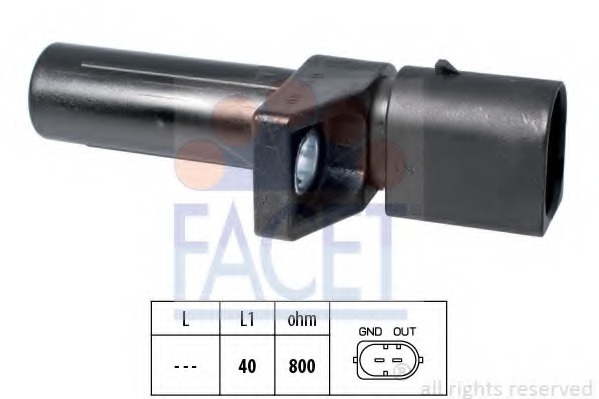 Crankshaft Position Sensor For Smart Fortwo 2008-2015 1.0L L3 – 2 Pins – 4515420618