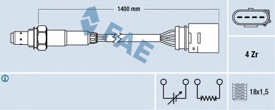 FAE 77149 Sonda Lambda