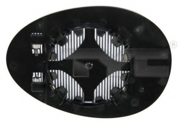 DIEDERICHS 1206224/ Mirror Complete Right