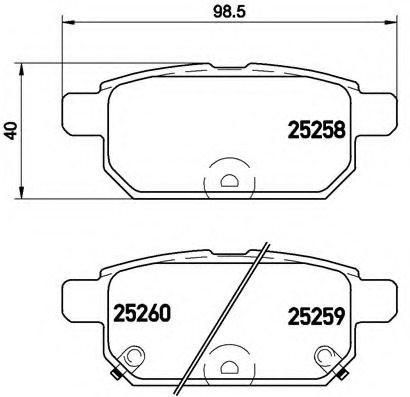 suzuki s cross brake pads