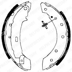 TRW GSK1255 Brake Shoes /& Accessories