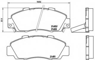 BluePrint ADH24246 BRAKE PADS