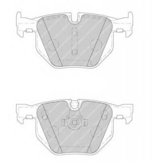 disc brake set of 4 Ferodo FDB1748 Brake Pad Set