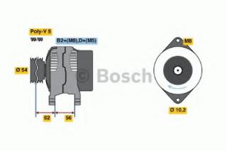 Alternator Bosch 0 986 042 740 For Opel Astra G Alvadi Ee