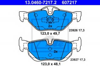 MDB2683 Rear Brake Pads Fits Teves System Prepared For Wear Indicator By Mintex