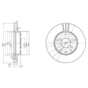Delphi BG3542 Brake Disc