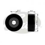 Polia de desvio/de guia, correia trapezoidal estriada