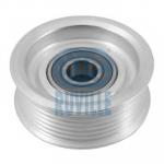 Polia de desvio/de guia, correia trapezoidal estriada