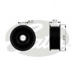 Polia de desvio/de guia, correia trapezoidal estriada