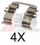 Kit de acessórios, pastilhas de travão