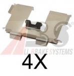 Kit de acessórios, pastilhas de travão