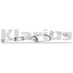 Panela de escape traseira