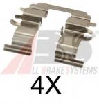 Kit de acessórios, pastilhas de travão