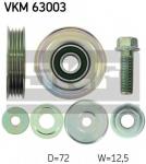 Polia de desvio/de guia, correia trapezoidal estriada