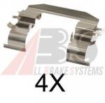 Kit de acessórios, pastilhas de travão