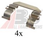 Kit de acessórios, pastilhas de travão