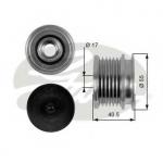 Roda livre do alternador