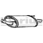 Panela de escape traseira