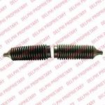 Steering gaiters set