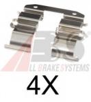 Kit de acessórios, pastilhas de travão