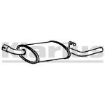 Panela de escape traseira