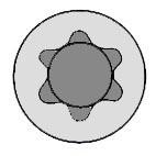 Jogo de parafusos da cabeça do motor