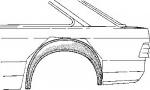 Inner rear wheel arch