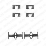 Kit de acessórios, pastilhas de travão