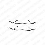 Kit de acessórios, pastilhas de travão