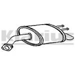 Panela de escape traseira