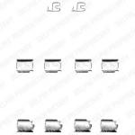 Kit de acessórios, pastilhas de travão