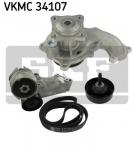 Water Pump + V-Ribbed Belt Kit