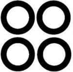 Jogo de juntas, colector de admissão