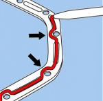 Gasket, wet sump; Gasket, housing cover (crankcase)