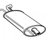 Panela de escape traseira